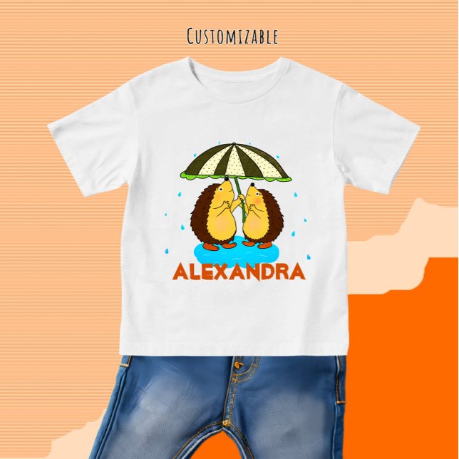 Camiseta De Bebé Hedgeogares con paraguas (Subido por el creador)