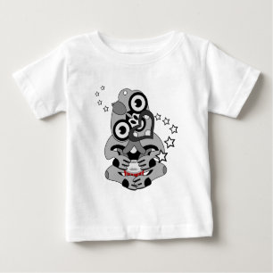 Camiseta De Bebé Hei Tiki New Zealand Drum Maori Design