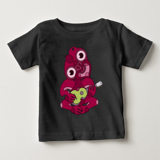 Camiseta De Bebé Hei Tiki para Ngaere verde uke 2 (Anverso)