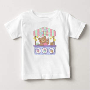 Camiseta De Bebé Heladería de Teddy