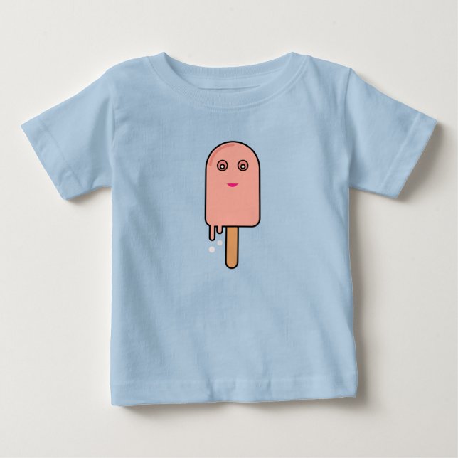 Camiseta De Bebé Helado de bebé (Anverso)