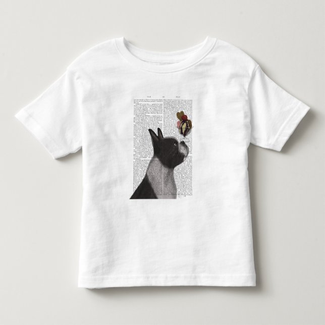 Camiseta De Bebé Helado de Boston Terrier (Anverso)