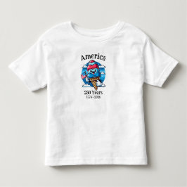 Camiseta De Bebé Helado Patriótico 250 Años