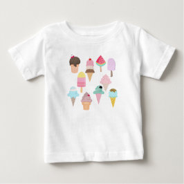 Camiseta De Bebé Helados de Crema