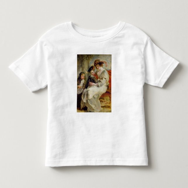 Camiseta De Bebé Helene Fourment con dos de sus hijos (Anverso)
