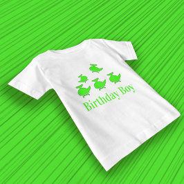 Camiseta De Bebé Helicopter Birthday Boy