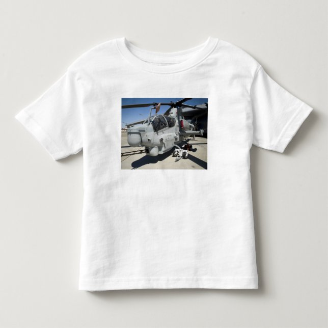 Camiseta De Bebé Helicóptero de ataque AH-1Z Super Cobra (Anverso)
