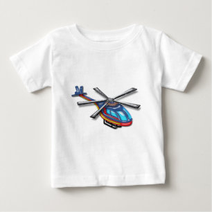 Camiseta De Bebé Helicóptero volador alto