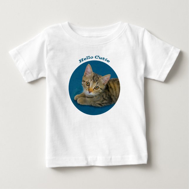 Camiseta De Bebé Hello cutie (Anverso)