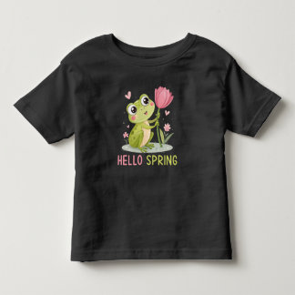Camiseta De Bebé Hello Spring Frog, Nature Lover