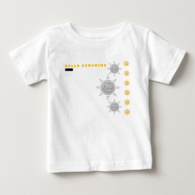 CAMISETA DE BEBÉ HELLO SUNSHINE T-SHIRT (Anverso)