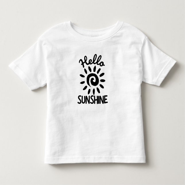 Camiseta De Bebé Hello Sunshine T-Shirt (Anverso)