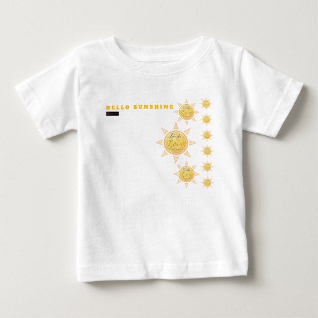 CAMISETA DE BEBÉ HELLO SUNSHINE T-SHIRT (Anverso)