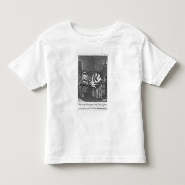 Camiseta De Bebé Heloise y Abelard en su estudio (Anverso)