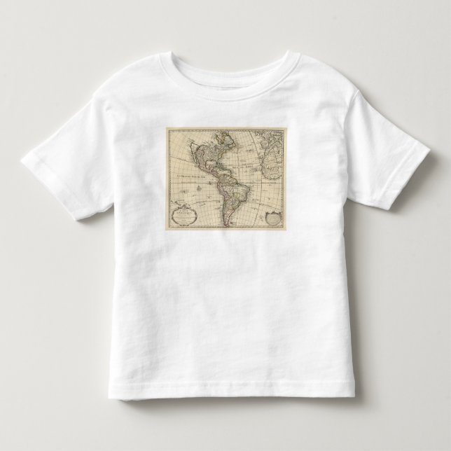 Camiseta De Bebé Hemisferio occidental 2 (Anverso)