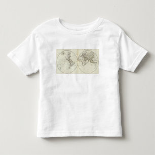 Camiseta De Bebé Hemisferio occidental o nuevo mundo