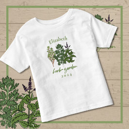 Camiseta De Bebé Herb Garden