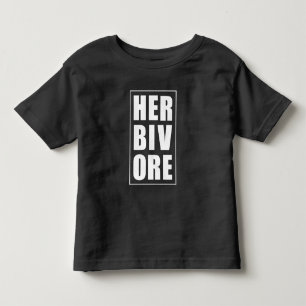 Camiseta De Bebé Herbivore Comedor de plantas