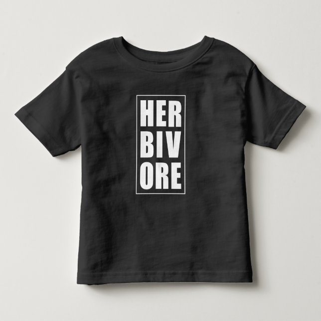 Camiseta De Bebé Herbivore | Comedor de plantas (Anverso)