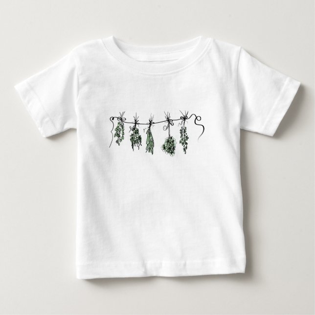Camiseta De Bebé Herbs de jardín (Anverso)