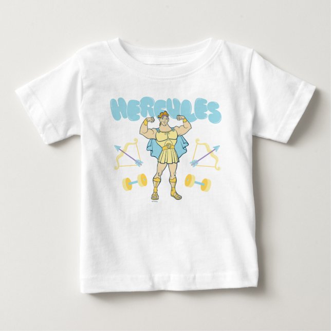 Camiseta De Bebé Hercules Arrows and Dumbbells Flex Baby T-Shirt (Anverso)