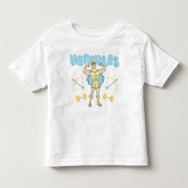Camiseta De Bebé Hercules Arrows and Dumbbells Flex Toddler T-shirt (Anverso)