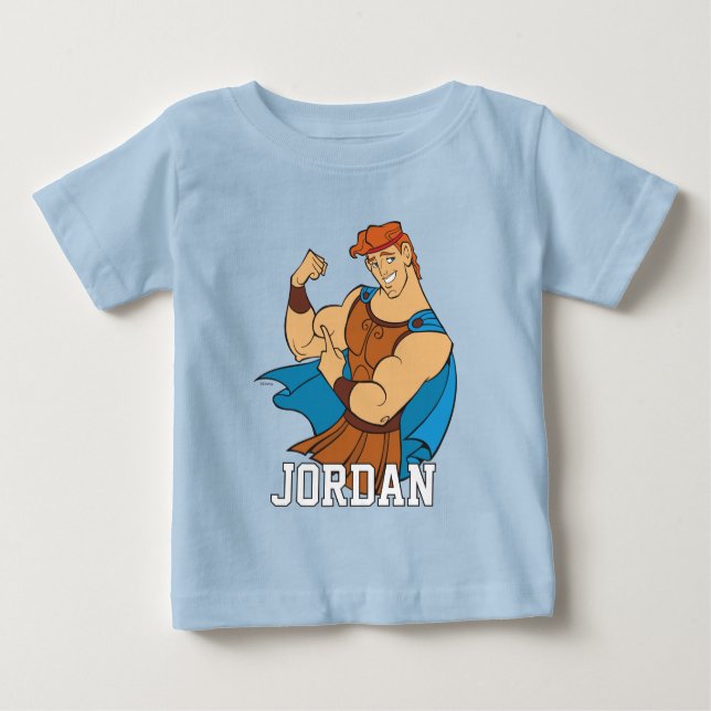 Camiseta De Bebé Hercules Bicep Flex Baby T-Shirt (Anverso)