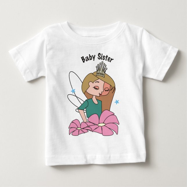 Camiseta De Bebé hermana bebé (Anverso)