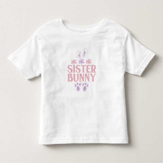 Camiseta De Bebé Hermana Coneja (Anverso)