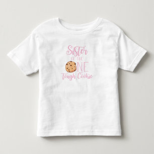 Camiseta De Bebé Hermana Galleta Dura de Cumpleaños Rosa