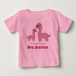 Camiseta De Bebé Hermana grande adorables dinos