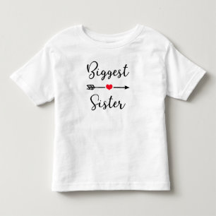 Camiseta De Bebé Hermana Más Grande ~ Diseños de Hermanas