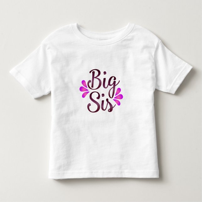Camiseta De Bebé Hermana Mayor (Anverso)