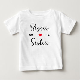 Camiseta De Bebé Hermana Mayor ~ Diseños de Hermanas