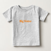 Hermana Mayor naranja nombre personalizado