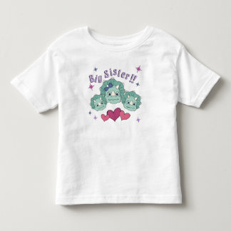 Camiseta De Bebé ¡Hermana Mayor! Tres Caras de Dinos