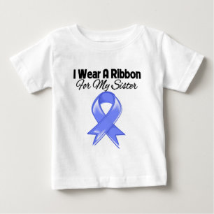 Camiseta De Bebé Hermana - Uso Cinta Periwinkle