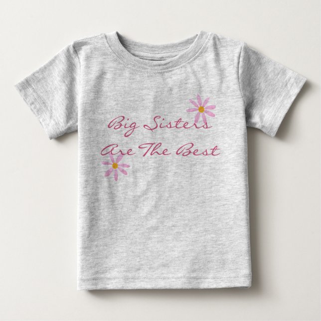 Camiseta De Bebé hermanas grandes (Anverso)