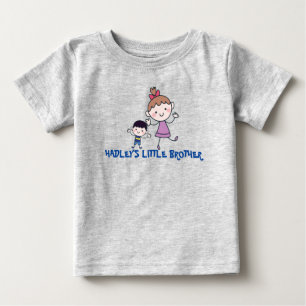 Camiseta De Bebé hermanita hermana mayor casando a su hermano peque