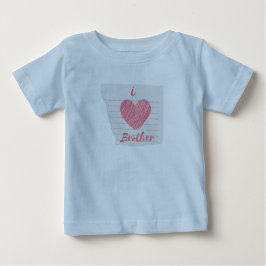 Camiseta De Bebé hermano de amor