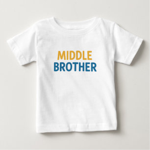 Camiseta De Bebé Hermano del Medio