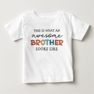 Camiseta De Bebé Hermano divertido increíble   Regalo para el mejor