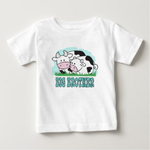 Camiseta De Bebé Hermano grande de vacas pequeñas