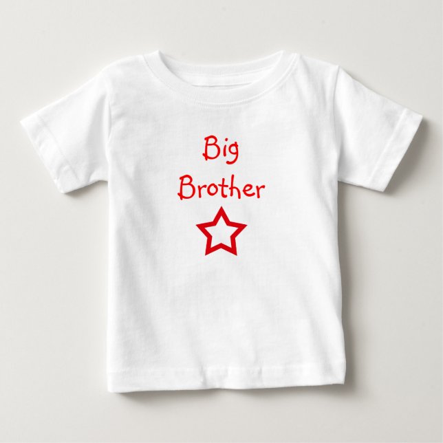 Camiseta De Bebé Hermano mayor (Anverso)