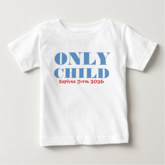 Camiseta De Bebé Hermano mayor azul divertido que caduca hijo único
