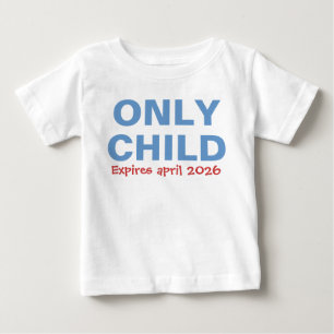 Camiseta De Bebé Hermano Mayor Divertido Azul Niño Menor Expira
