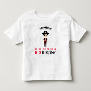 Camiseta De Bebé Hermano Mayor Niño Pirata