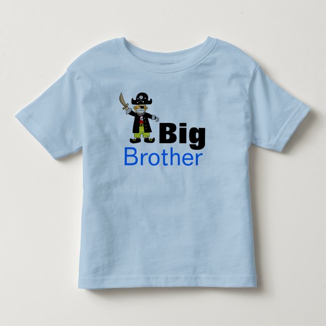 Camiseta De Bebé Hermano mayor (pirata) (Anverso)