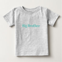 Hermano mayor texto de nombre personalizado azul t