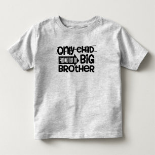 Camiseta De Bebé Hermano menor ascendido a hermano mayor